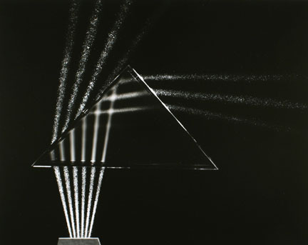 Beams of Light through Glass. 1958-1961. Berenice Abbott